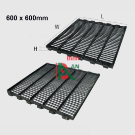 Tấm lót chuồng heo bằng gang 600x600mm