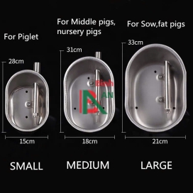 Hệ thống bát inox cho heo uống