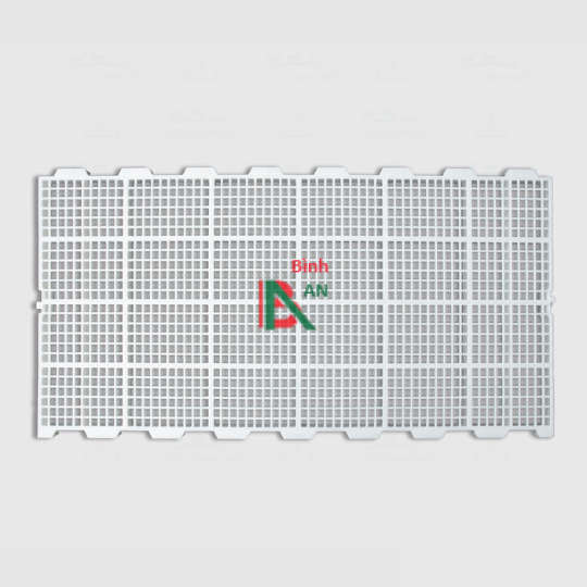 Sàn gia cầm lỗ vuông nhỏ 50x100cm