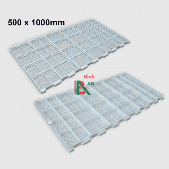 Sàn gia cầm lỗ vuông nhỏ 50x100cm