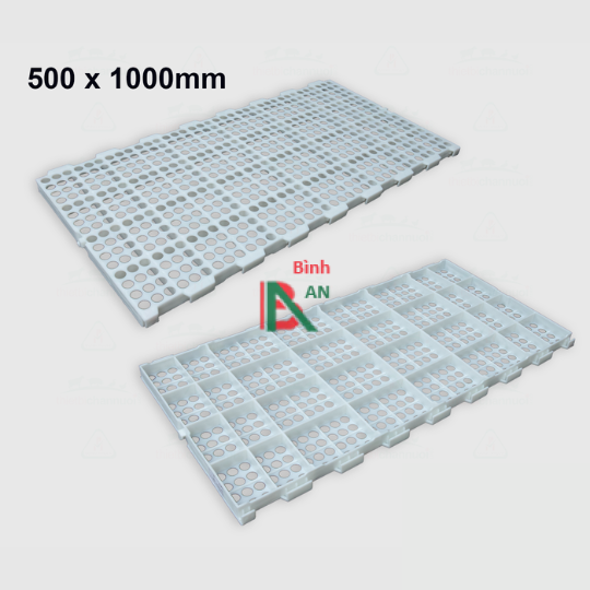 Sàn gia cầm lỗ tròn 50x100cm