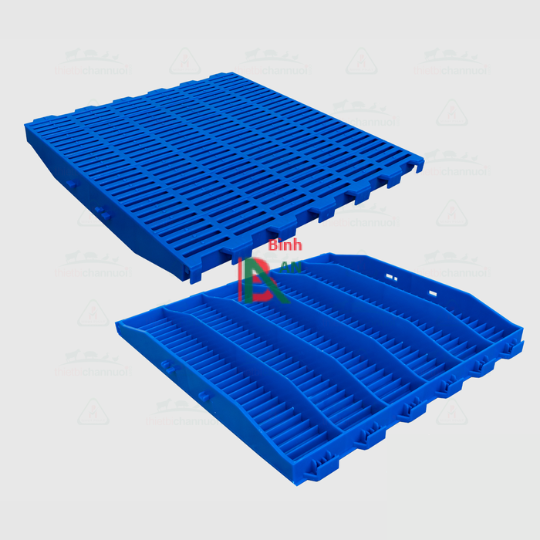 Tấm nhựa lót sàn chuồng heo 60x60cm